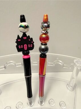 New Beaded Halloween Themed Pens